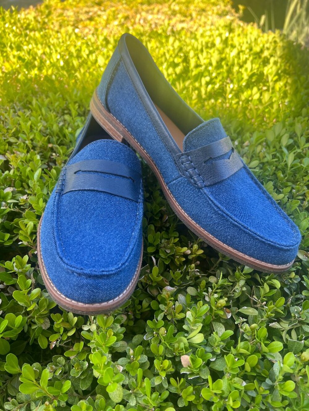 NWOT Sperry Blue Seaport Penny Loafers - Top Sider - Size 9